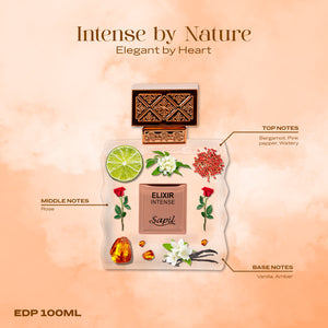 Sapil Elixir Intense Unisex Eau De Parfum 100ml