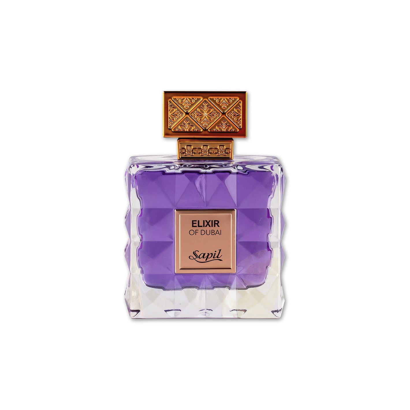 Sapil Elixir of Dubai luxury perfume bottle